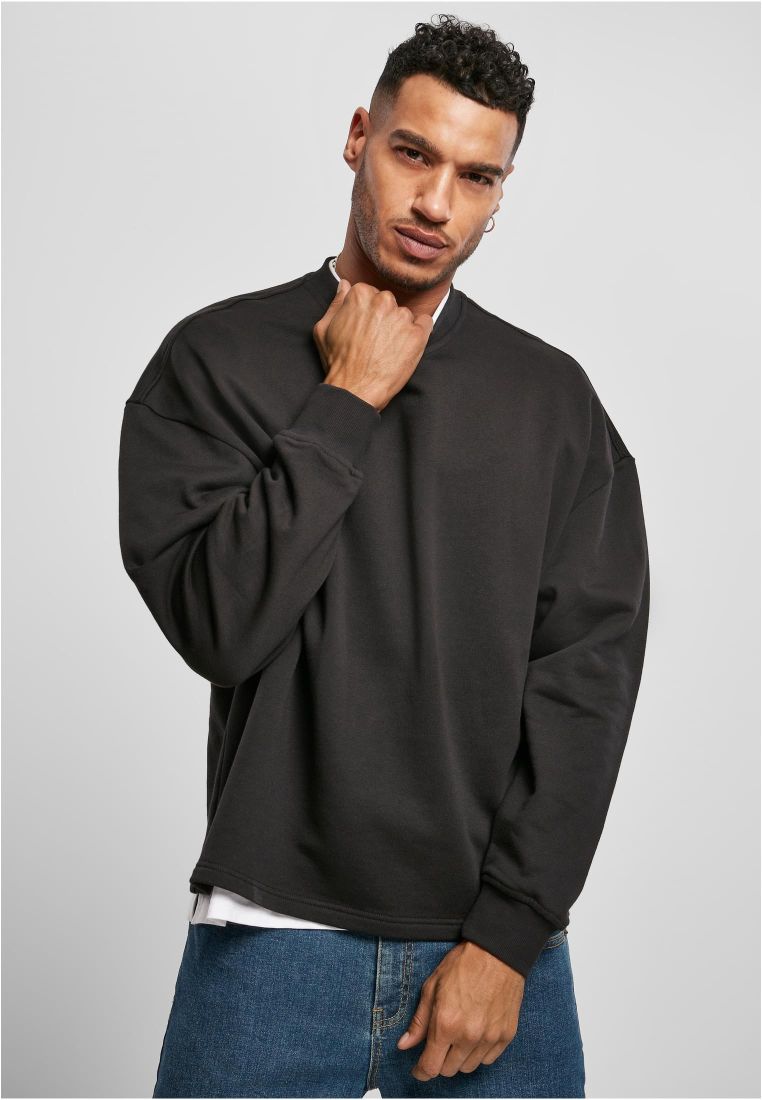 Urban Classics Organic Oversized Boxy Crewneck Black