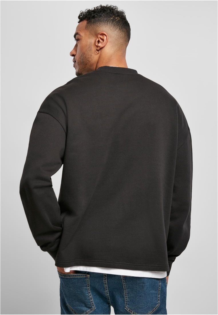 Urban Classics Organic Oversized Boxy Crewneck Black