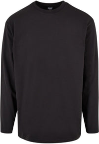 Urban Classics Oversized Garment Dye Longsleeve Black