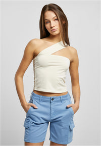 Urban Classics Ladies One Strap Top Whitesand