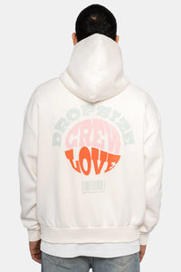 Dropsize Heavy Oversize Hoodie Crew Love V2 Cream White