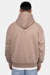 Dropsize Heavy Oversize HD Print Hoodie Simply Taupe