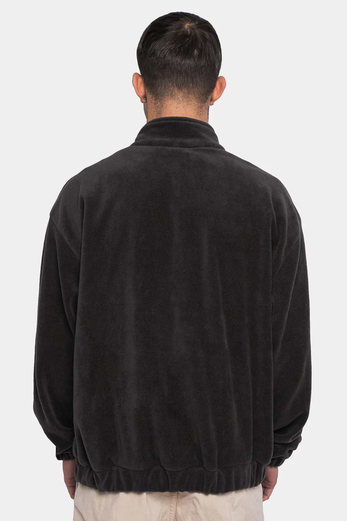 Dropsize Heavy Oversize Fleece Jacket Washed Grey