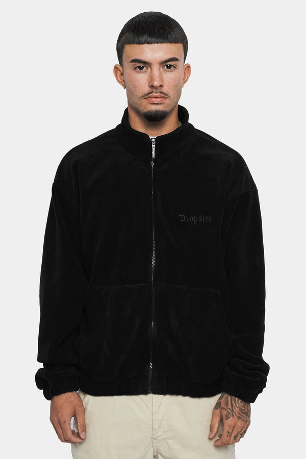 Dropsize Heavy Oversize Fleece Jacket Black