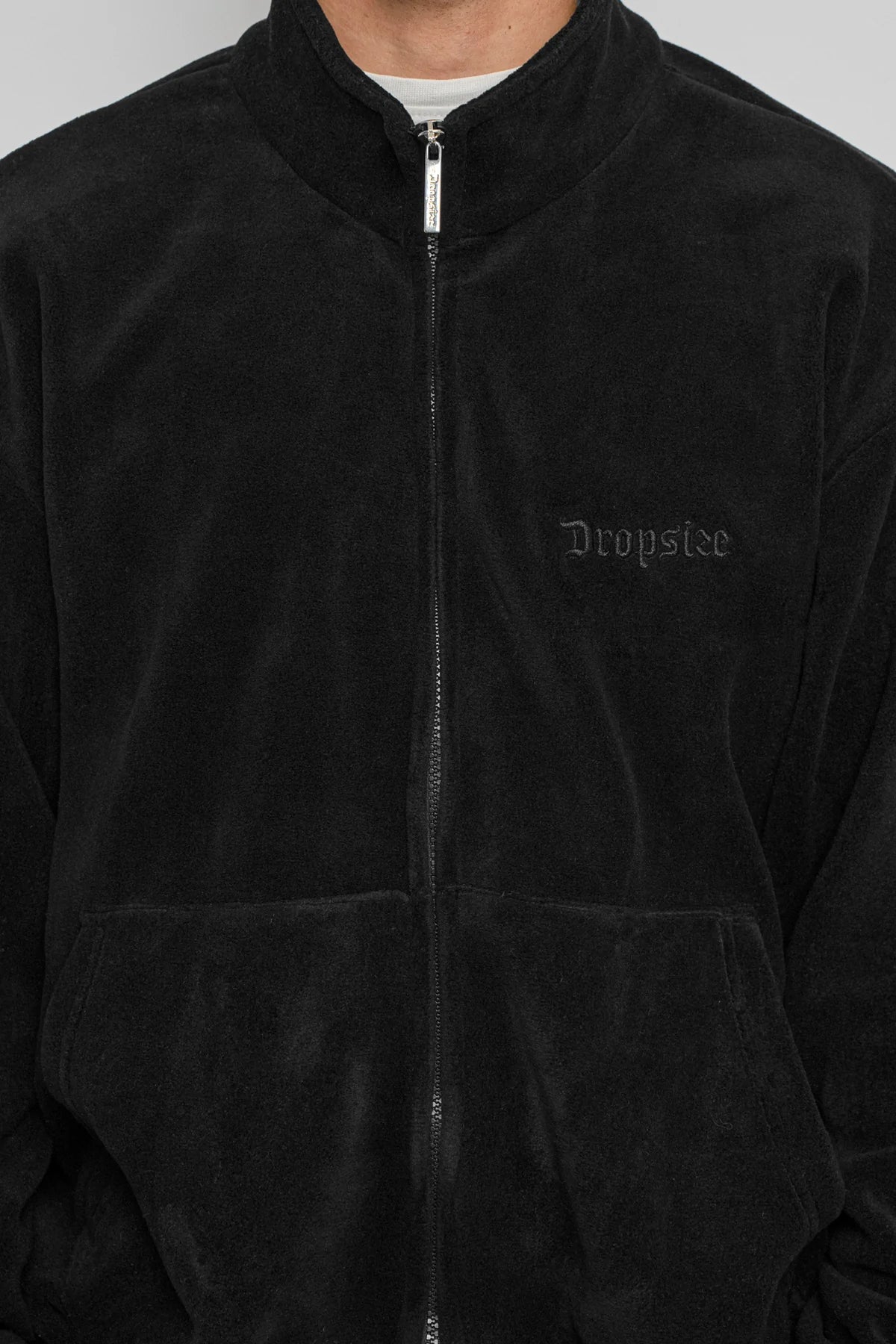 Dropsize Heavy Oversize Fleece Jacket Black