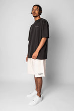 Dropsize Heavy Sweat Embo Sweatshorts Creme