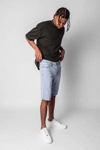 Dropsize Jeans Short Light Blue