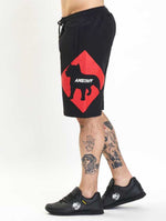 Amstaff Baist Sweatshorts Black Red