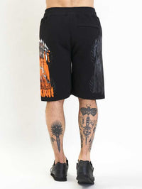 Amstaff Bloxic Sweatshorts Black Orange