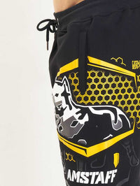 Amstaff Franog Sweatshorts Black Yellow