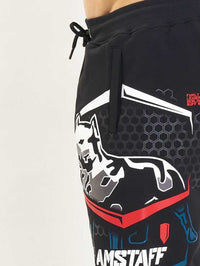 Amstaff Franog Sweatshorts Black Red