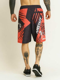 Amstaff Kalon Swimshorts Black Red