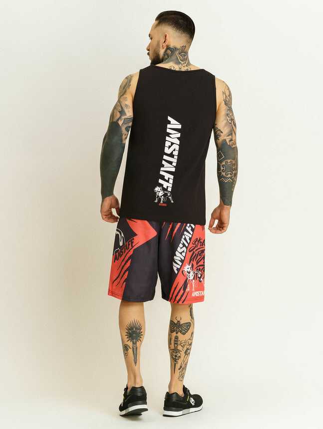 Amstaff Kalon Swimshorts Black Red