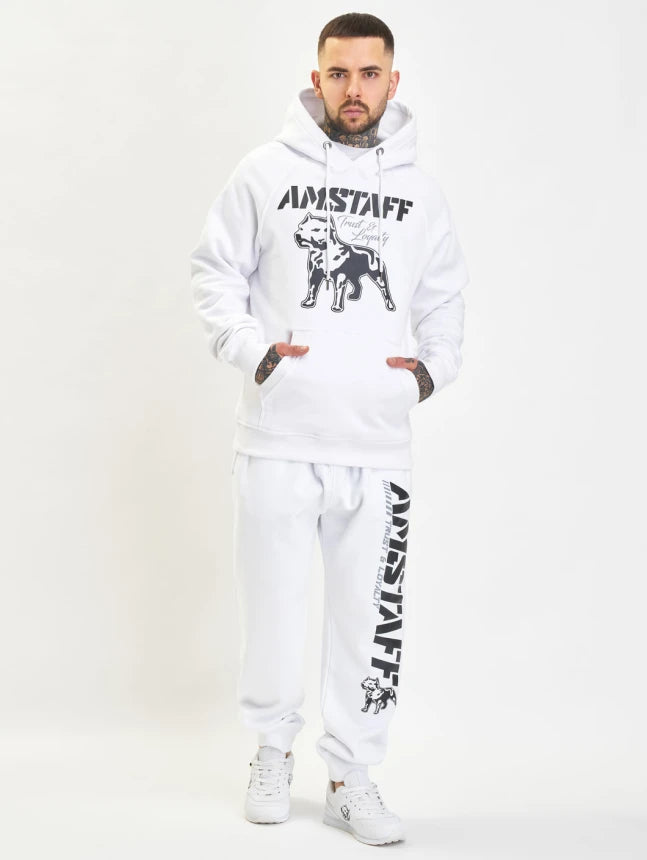 Amstaff Logo 2.0 Hoodie White