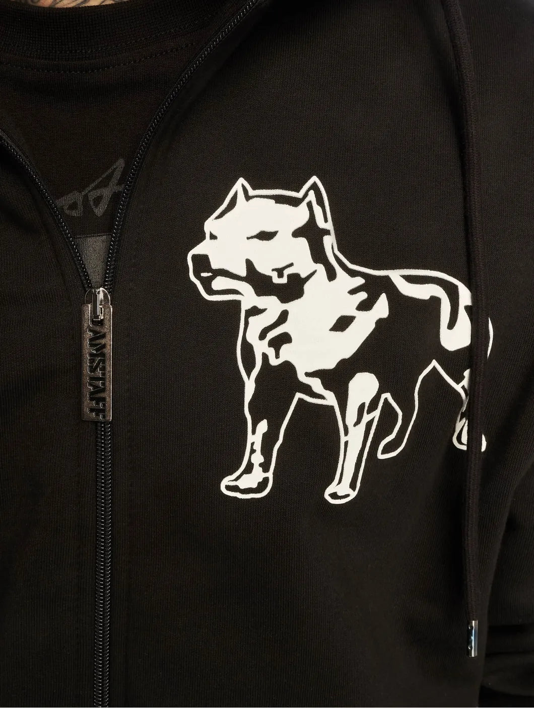 Amstaff Logo 2.0 Zip Hoodie Black