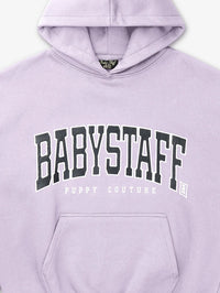 Babystaff College Oversized Hoodie Lila