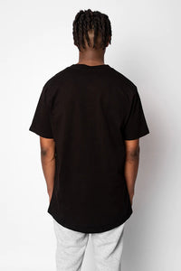 Dropsize Heavy Oversize Long T-Shirt Black