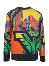 Carlo Colucci Sweatshirt Print Multicolor