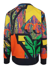 Carlo Colucci Sweatshirt Print Multicolor