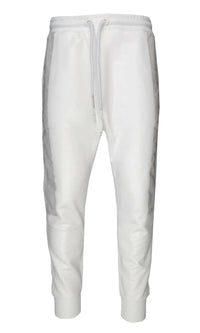 Carlo Colucci  Sweatpants Permut Detail White