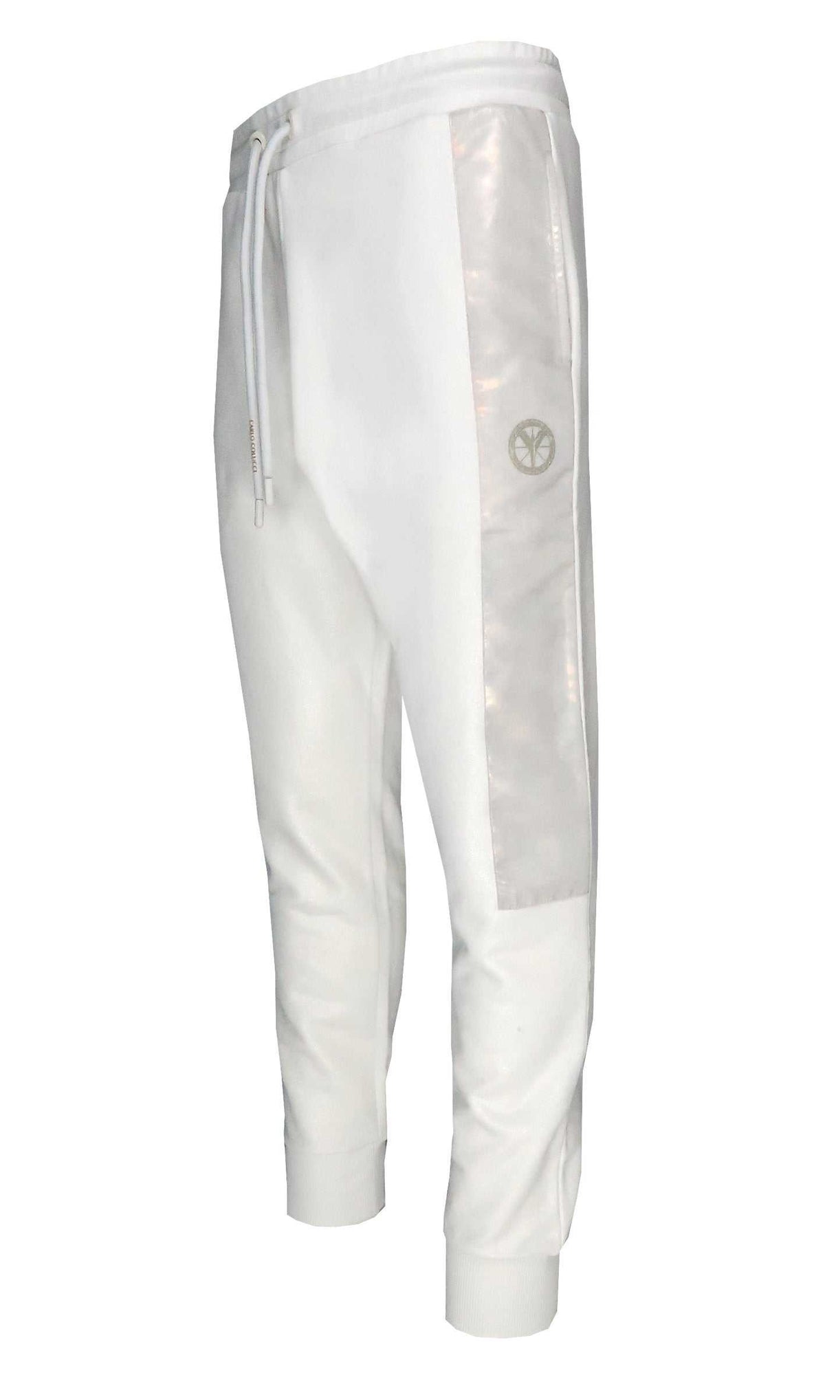 Carlo Colucci  Sweatpants Permut Detail White