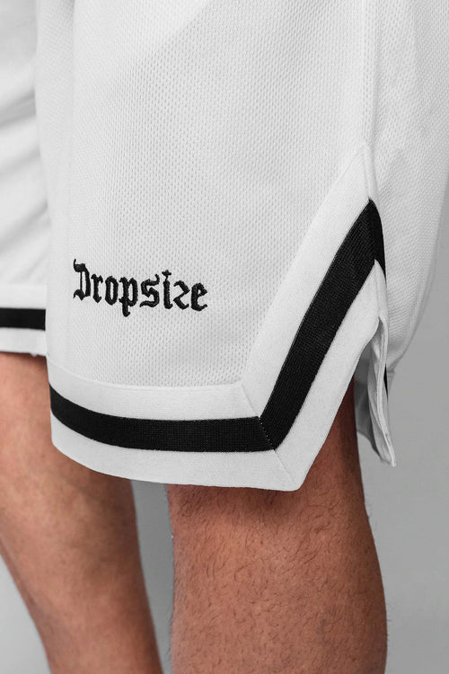 Dropsize Logo Mesh Short White/Black