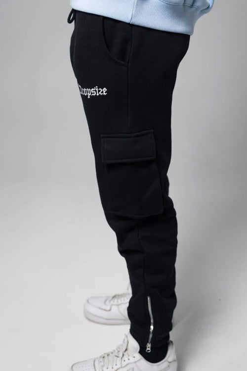 Dropsize Sweat Cargo Sweat Pant Black