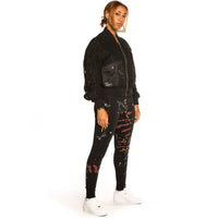 Grimey Girl Jazz Thing Lace Bomber