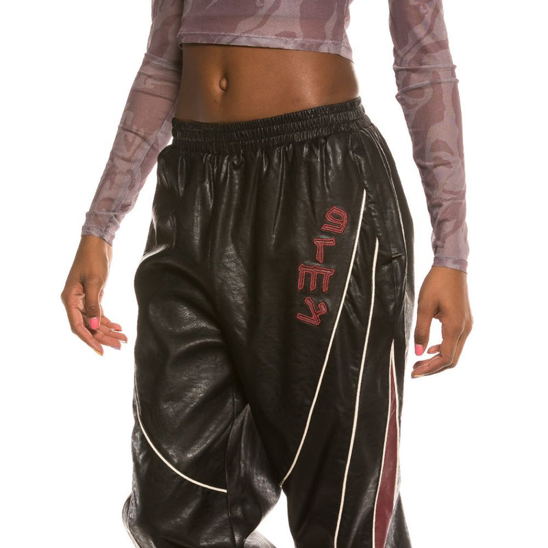Grimey Girl Of Yore Pu Leather Pants