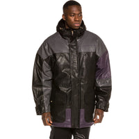 Grimey Nite Marauder Pu Leather Parka