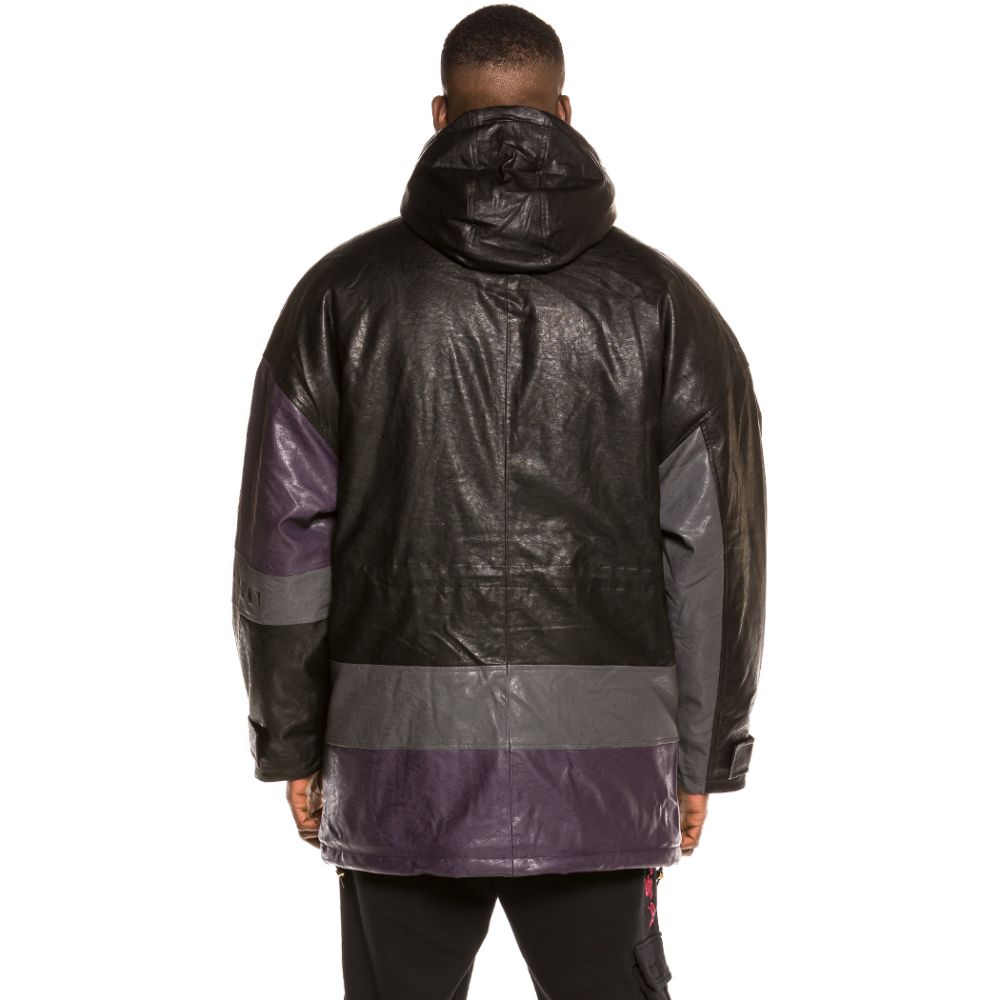 Grimey Nite Marauder Pu Leather Parka