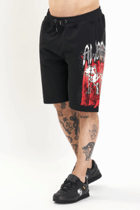 Amstaff Bloxic Sweatshorts Black Red