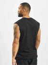 Urban Classics Open Edge Sleeveless T-Shirt Black