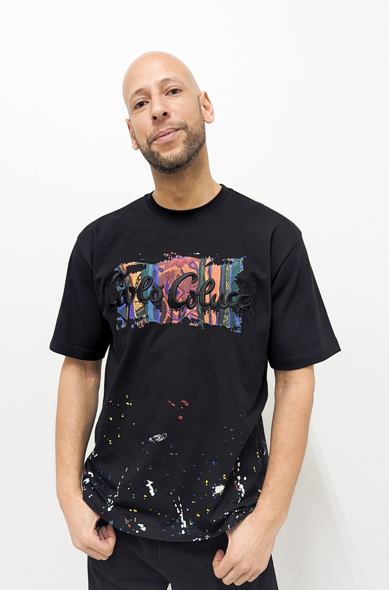 Carlo Colucci Gallery Art Print T-Shirt Black Carlo Colucci Gallery Art Print T-Shirt Black