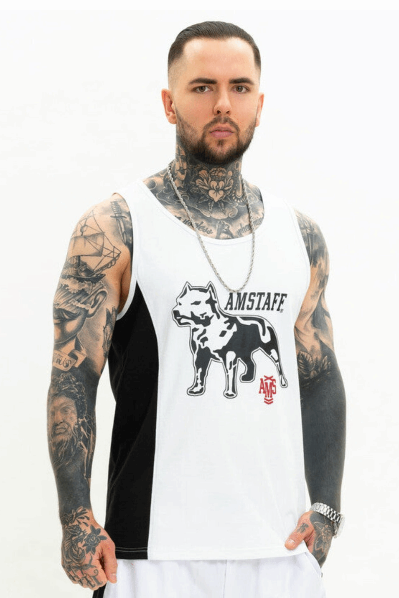 Amstaff Largo Tanktop White Amstaff Largo Tanktop White