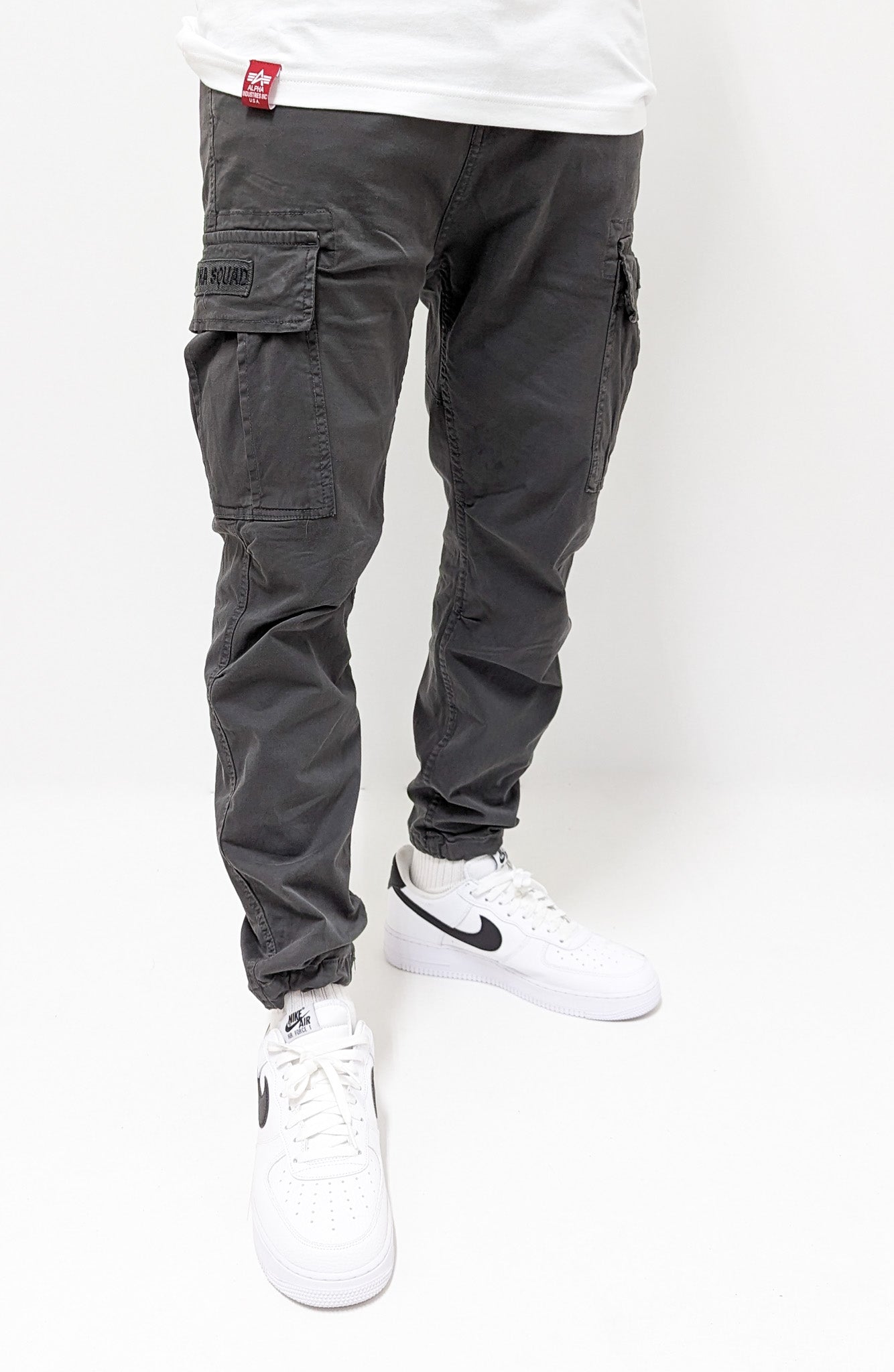 Alpha Industries Squad Pants Vintage Grey