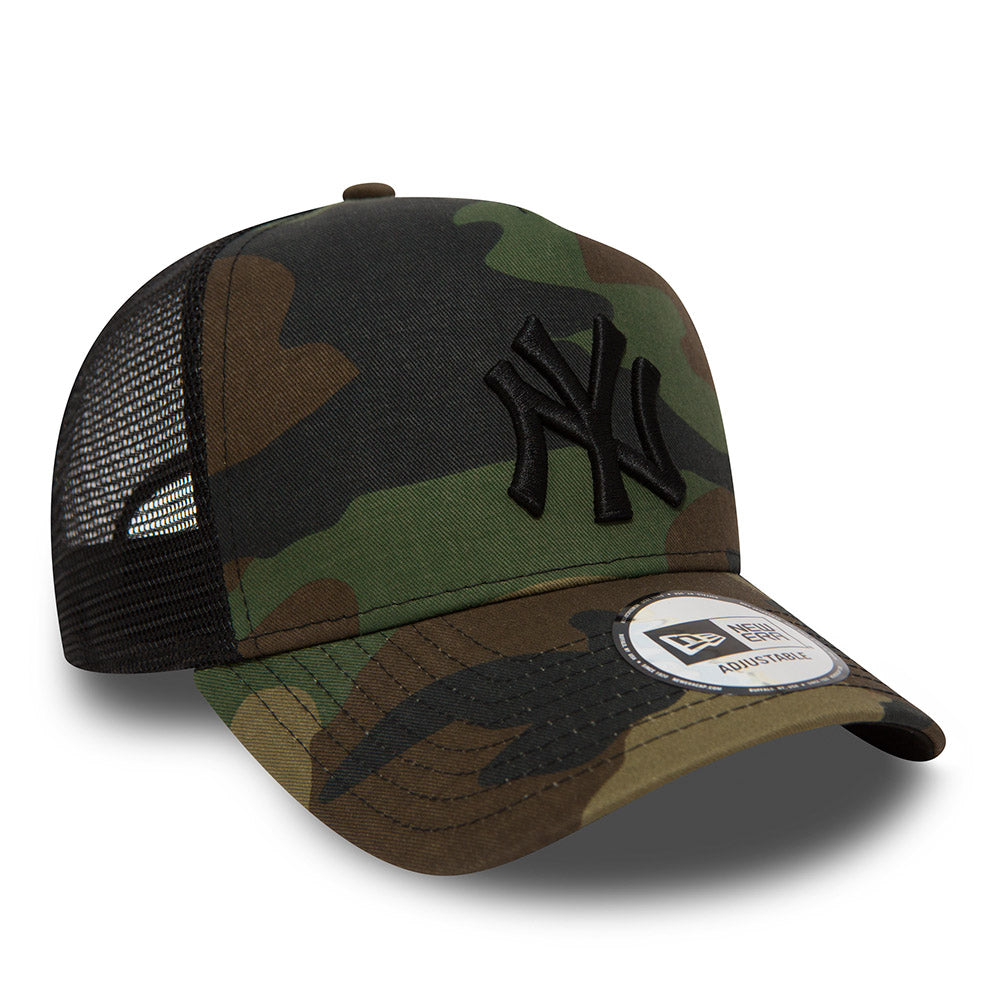 New Era New York Yankees A-Frame Trucker Cap Camo