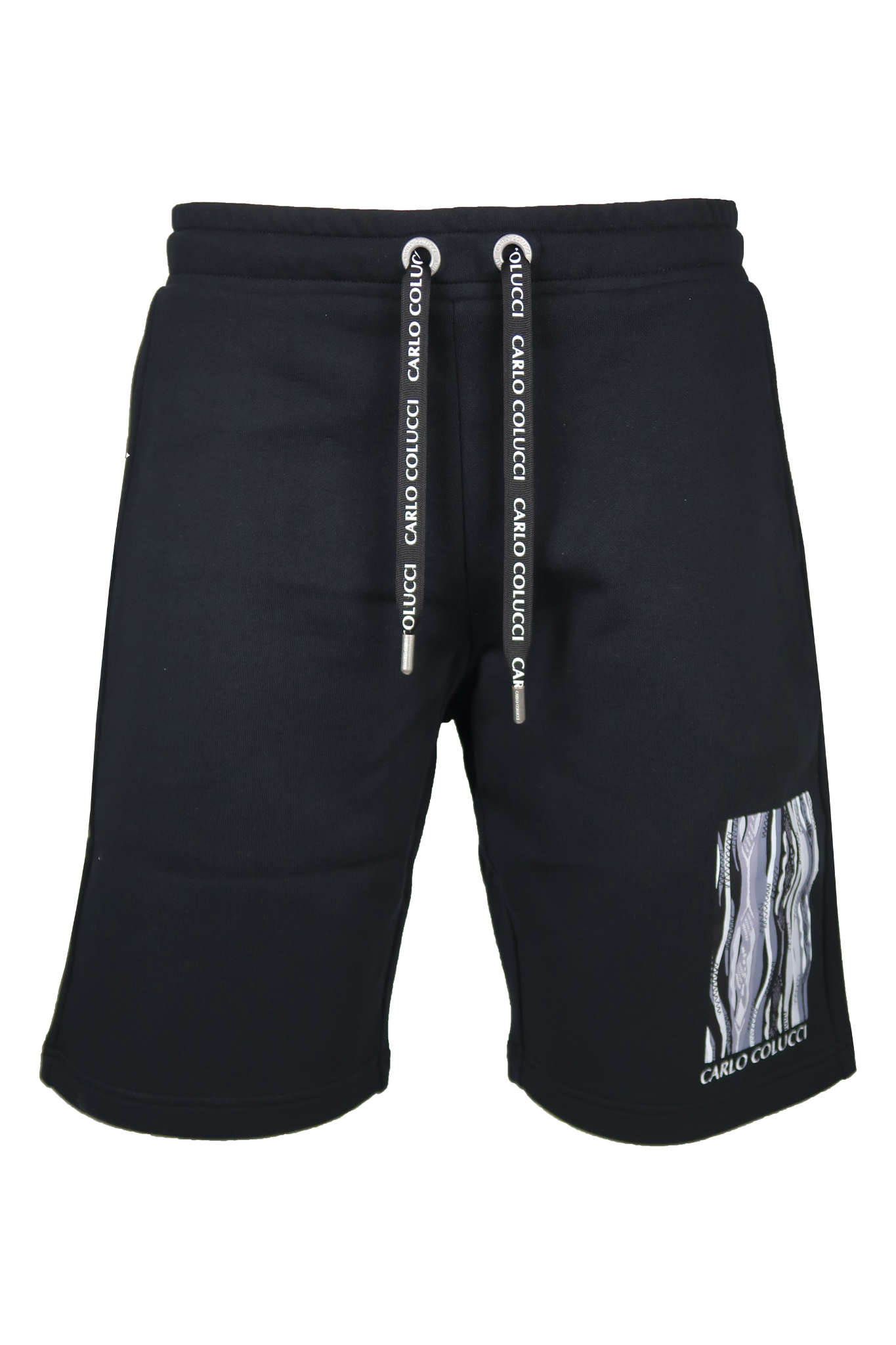 Carlo Colucci Sweatshorts Milano Black Carlo Colucci Sweatshorts Milano Black