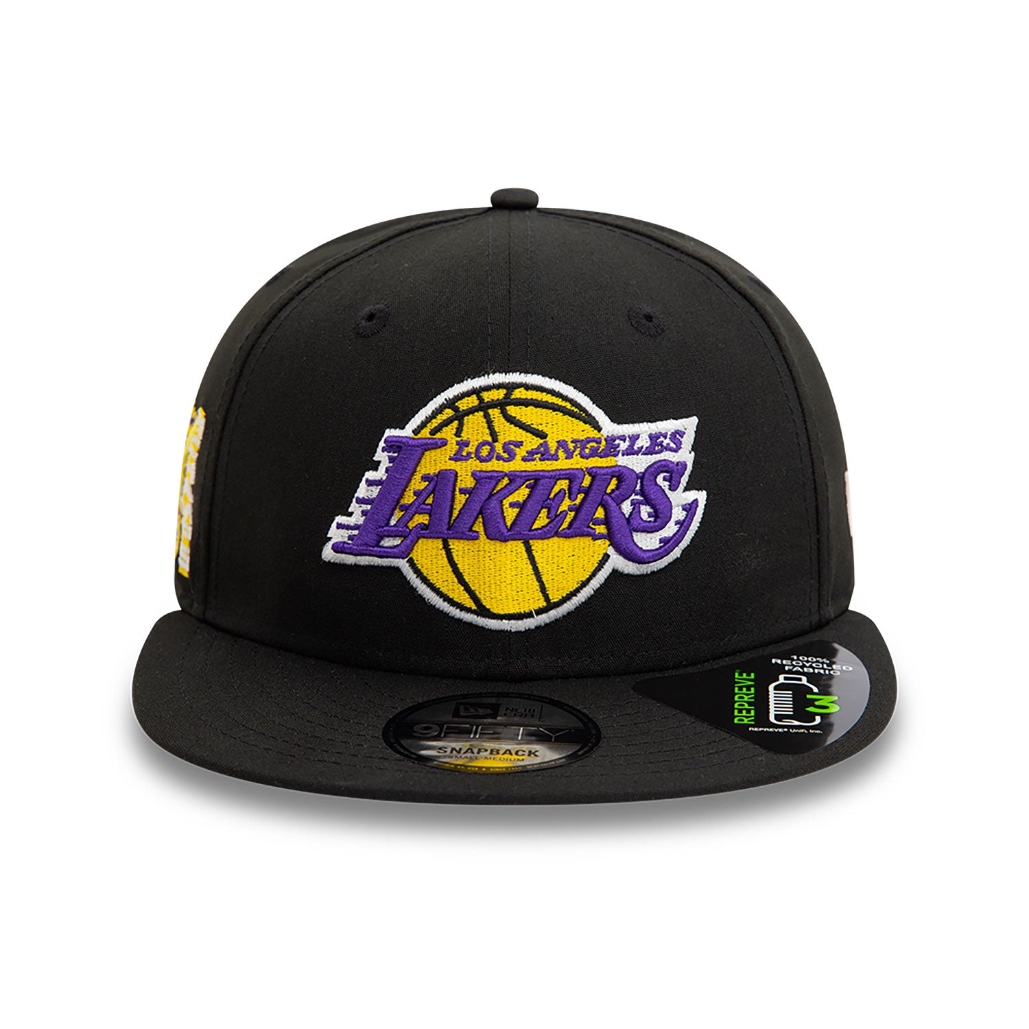 New Era LA Lakers Repreve 9FIFTY Snapback Cap Black