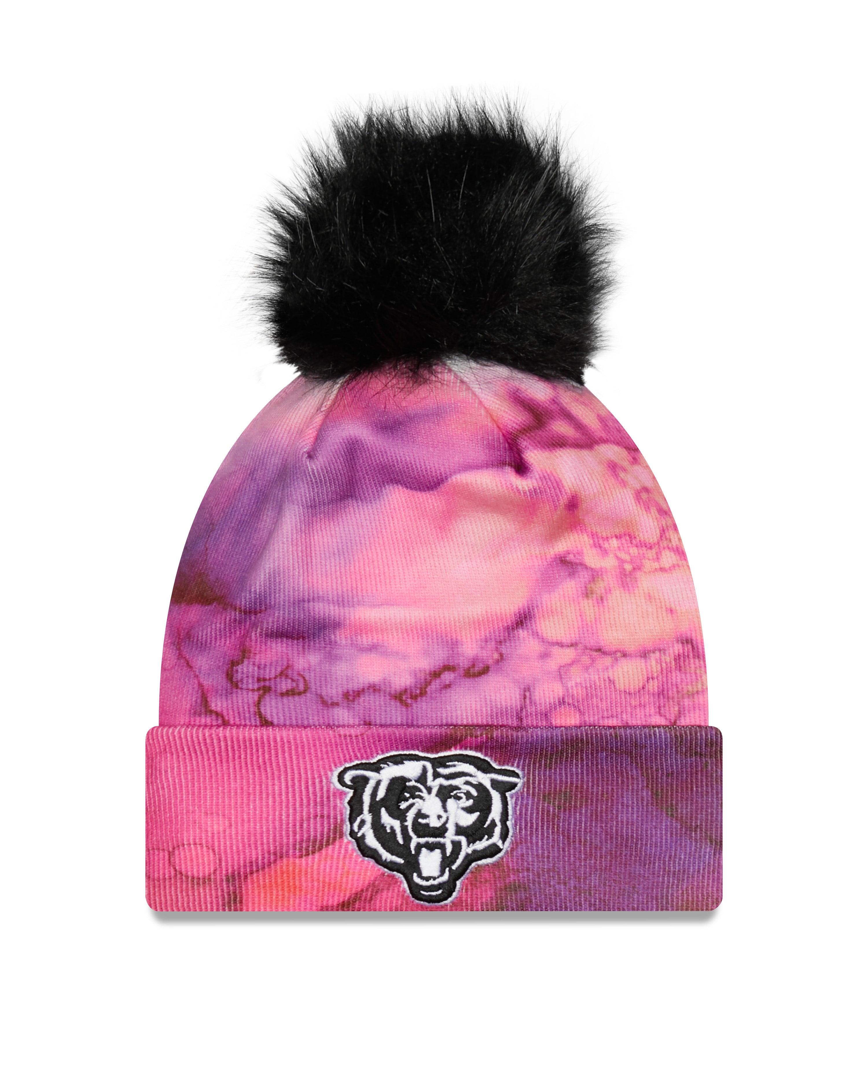 New Era NFL Chicago Bears Pom Knit Beanie Multicolor New Era NFL Chicago Bears Pom Knit Beanie Multicolor