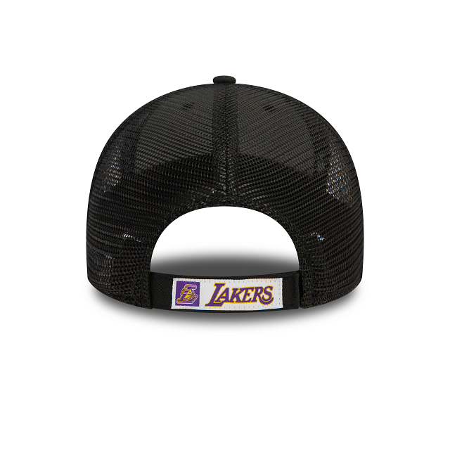New Era LA Lakers NBA 9FORTY A-Frame Trucker Cap Black New Era LA Lakers NBA 9FORTY A-Frame Trucker Cap Black
