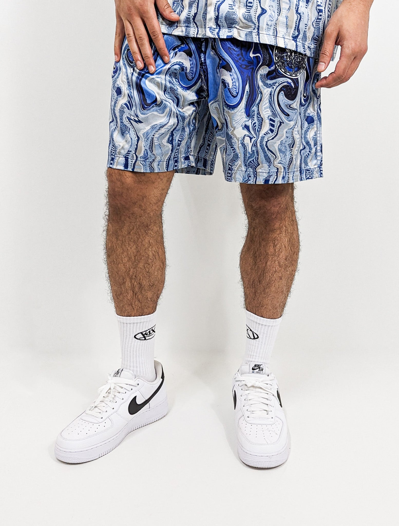 Carlo Colucci Shorts -Fusion- Blue
