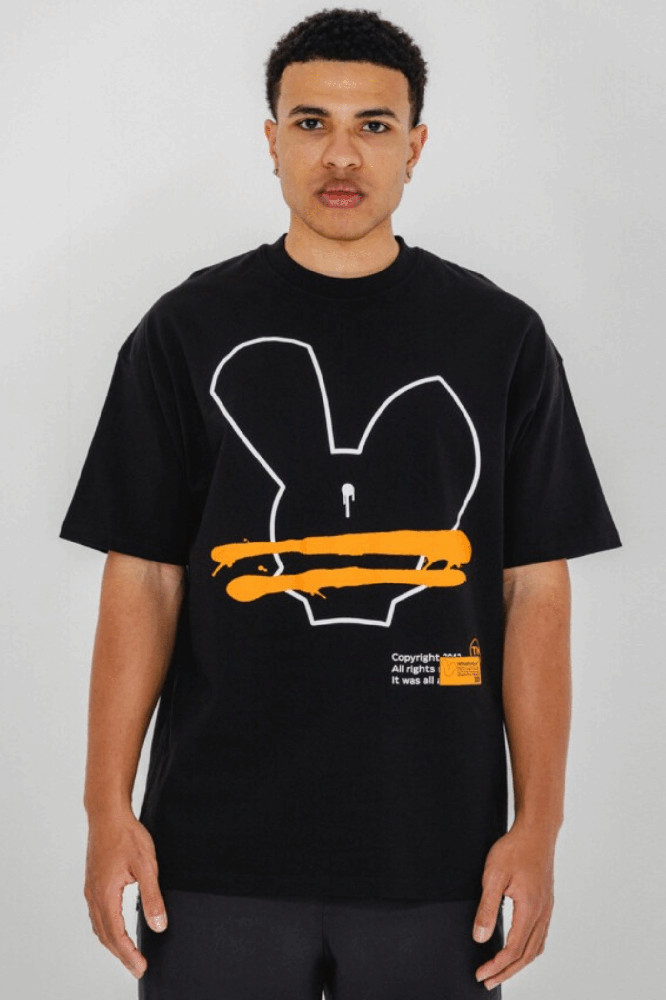 Who Shot Ya Ya Copyright Oversize T-Shirt Black Who Shot Ya Ya Copyright Oversize T-Shirt Black