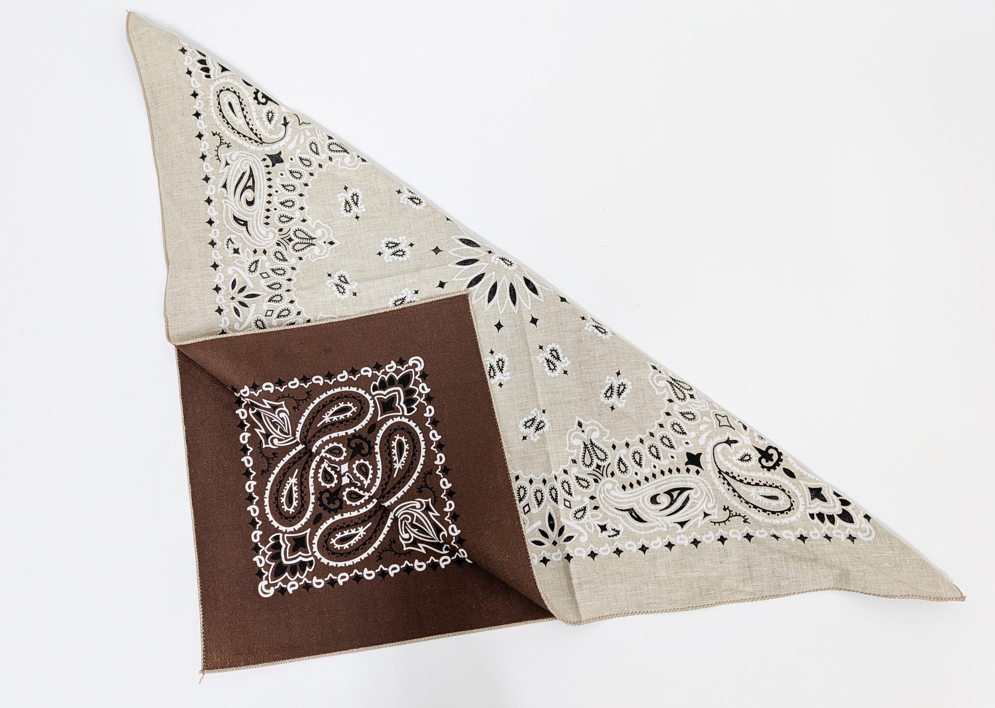 HoodBoyz Bandana Paisly Brown/Beige HoodBoyz Bandana Paisly Brown/Beige