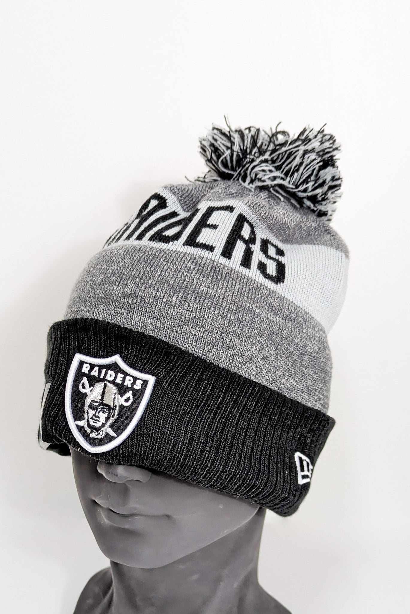 New Era BLF Raiders  Knit Beanie Grey New Era BLF Raiders  Knit Beanie Grey