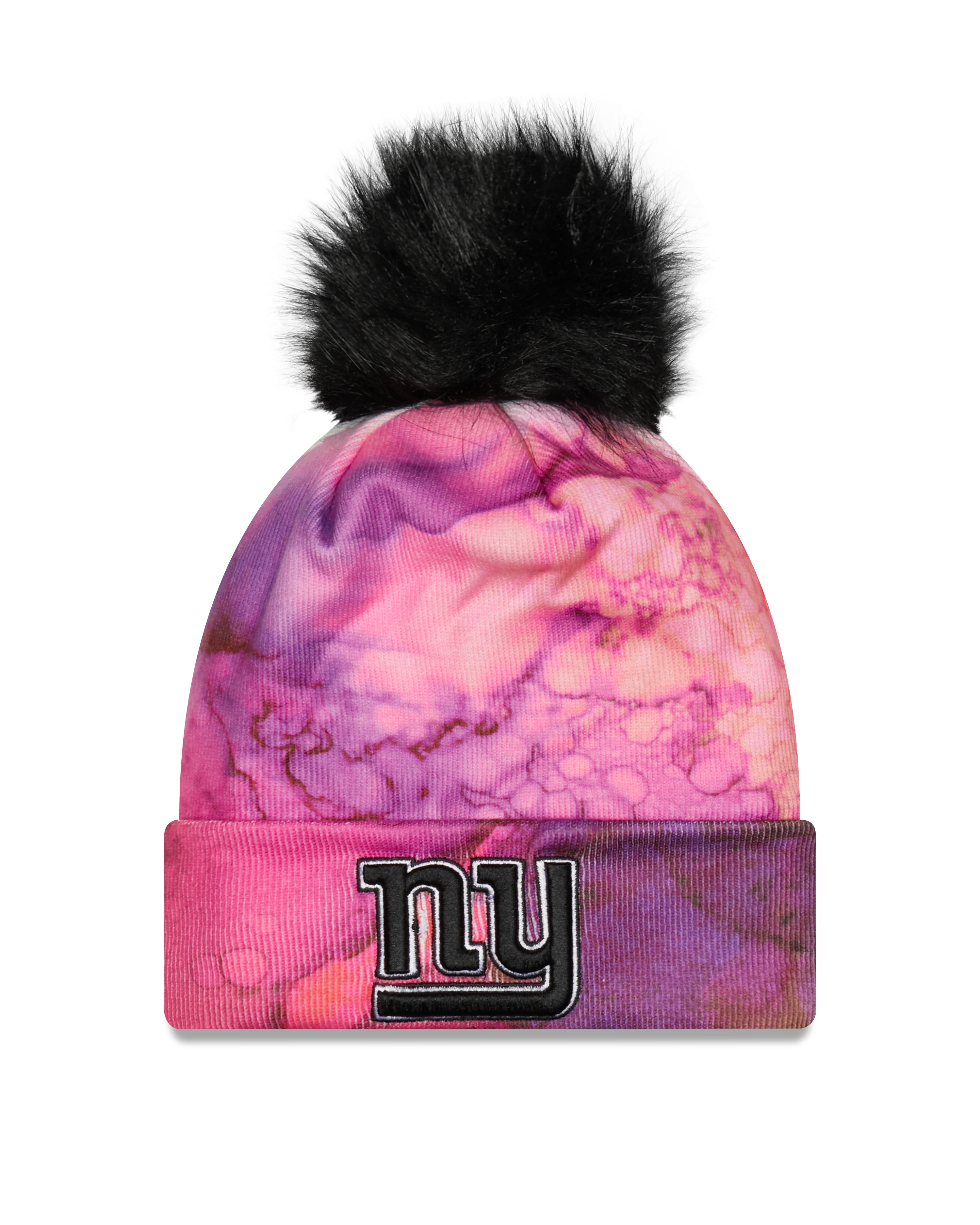New Era 39Thirty New York Giants Pom Knit Beanie Multicolor New Era 39Thirty New York Giants Pom Knit Beanie Multicolor
