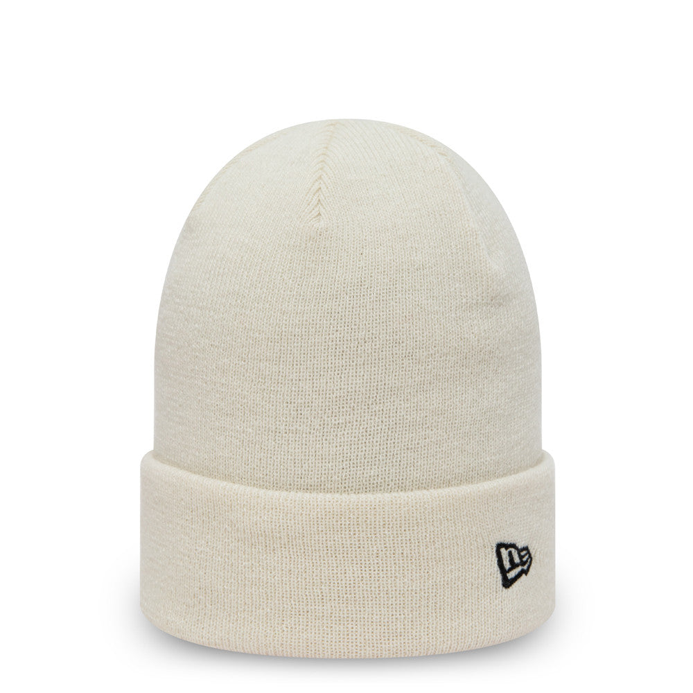 New Era Essential Cuff Beanie White