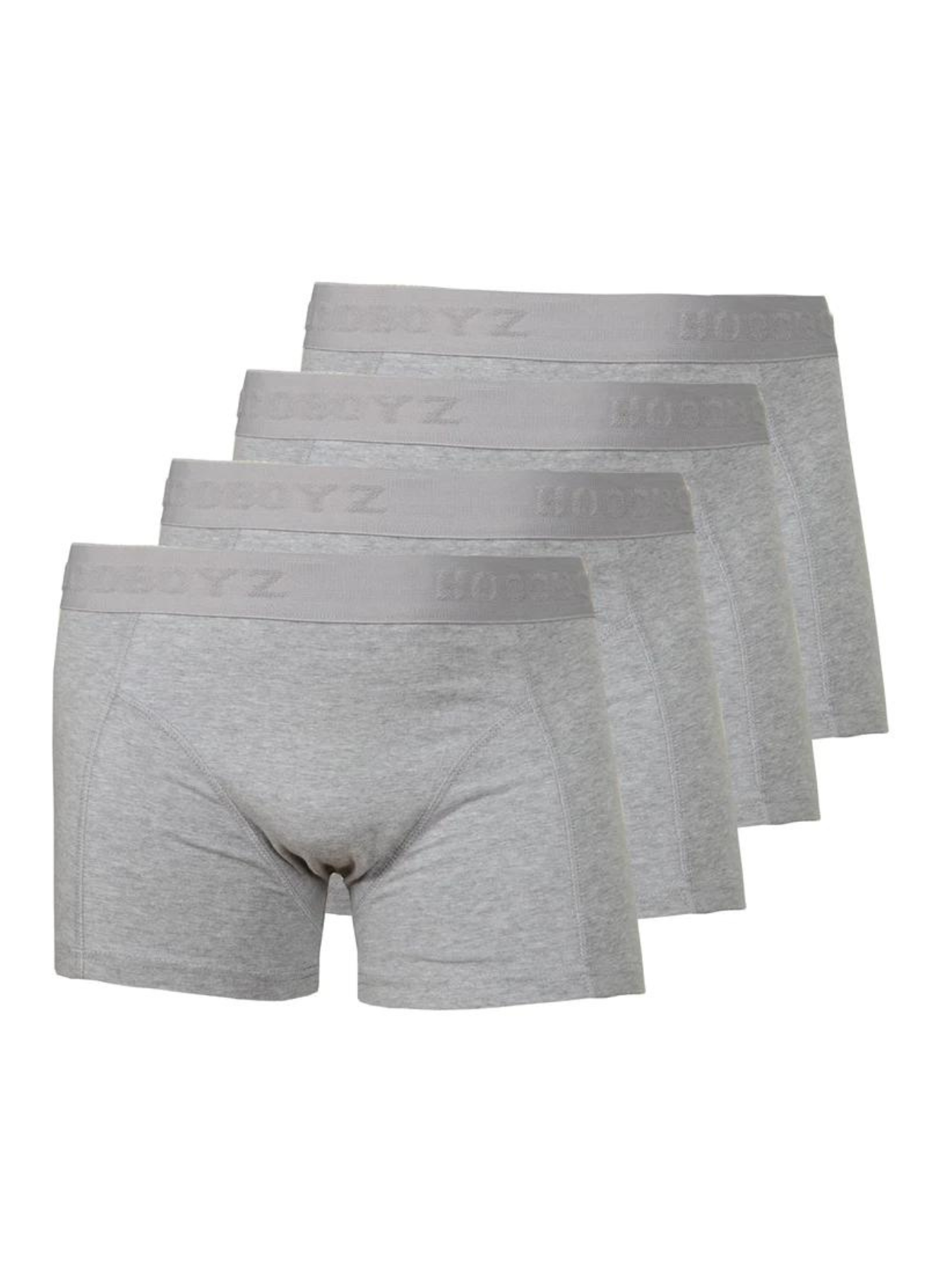 Hoodboys Boxershorts 4 Pack Basic Light Grey