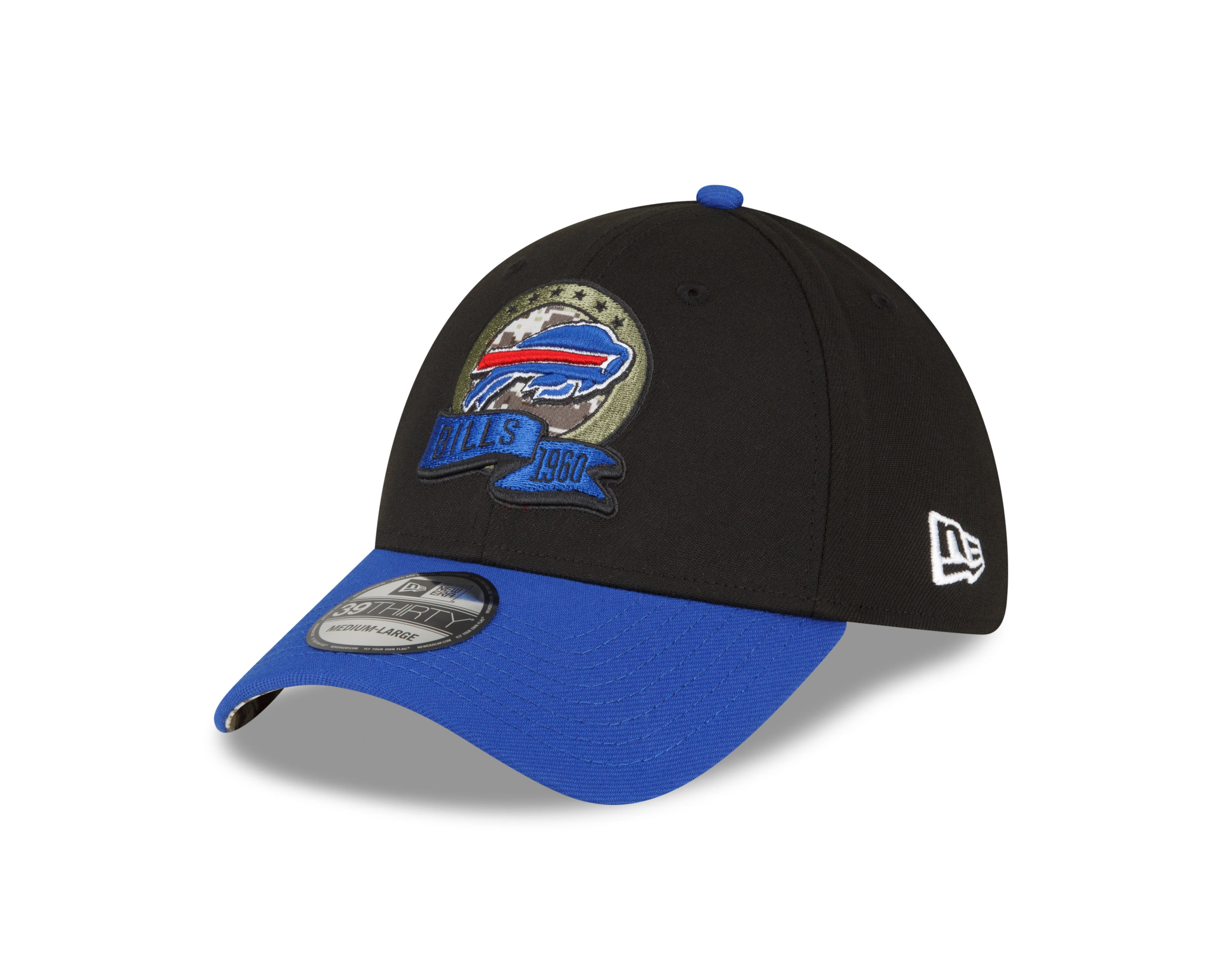 New Era Buffalo Bills NFL 39THIRTY Stretch Fit Cap Black New Era Buffalo Bills NFL 39THIRTY Stretch Fit Cap Black