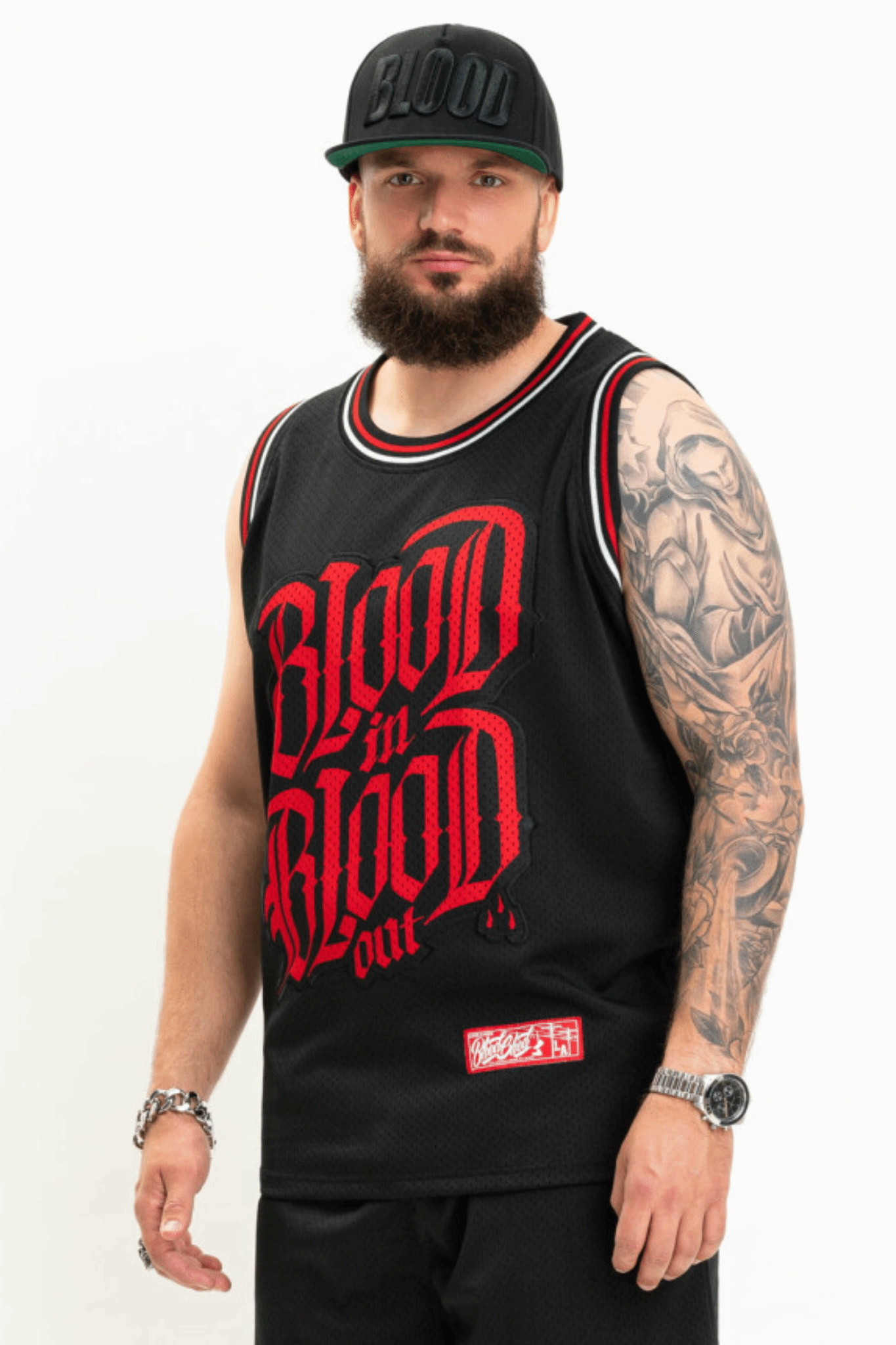 Blood In Blood Out Aguas Mesh Tanktop Black Blood In Blood Out Aguas Mesh Tanktop Black